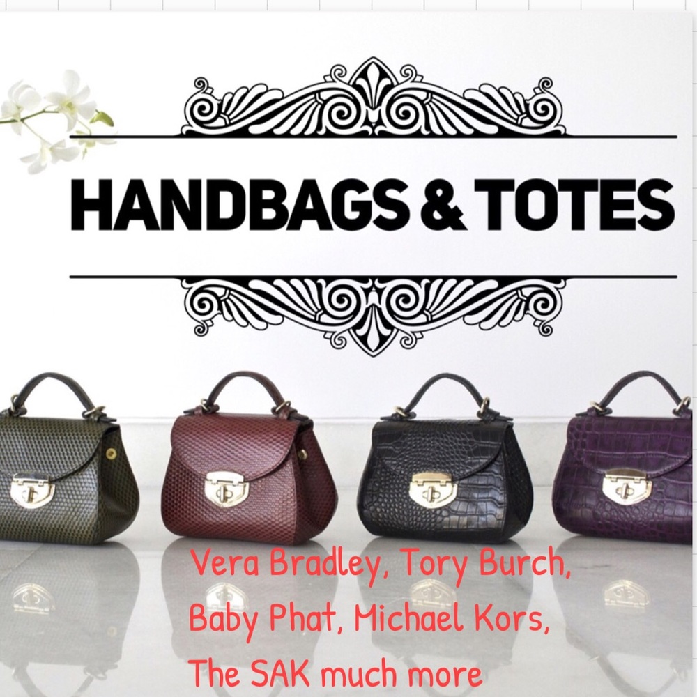 ALL AUTHENTIC Handbags, totes, wallets, Keychains & accessories.